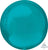 Anagram Mylar & Foil Aqua 16″ Orbz Balloon