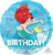 Ariel Dream Big Happy Birthday 17″ Balloon