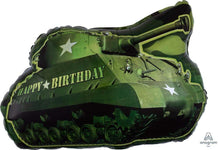 Anagram Mylar & Foil Army Tank Birthday 26" Mylar Foil Balloon