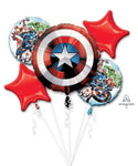 Anagram Mylar & Foil Avengers Shield Balloon Bouquet