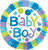 Anagram Mylar & Foil Baby Boy Dots & Stripes 18″ Foil Balloon