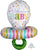 Baby Pacifier 29" Mylar Foil Balloon