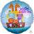 Anagram Mylar & Foil Baby Shower Noah's Ark 17″ Balloon