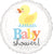 Anagram Mylar & Foil Baby Shower Yellow Ducky 18″ Balloon