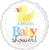 Anagram Mylar & Foil Baby Shower Yellow Ducky 18″ Balloon