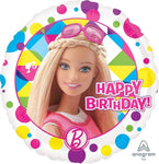 Anagram Mylar & Foil Barbie Sparkle Happy Birthday 17″ Balloon