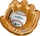 Anagram Mylar & Foil Baseball Mitt Glove 25″ Balloon