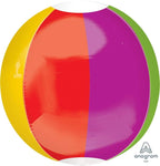 Anagram Mylar & Foil Beach Ball 16" Orbz Balloon
