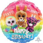 Anagram Mylar & Foil Beanie Boos HBD 17″ Balloon