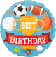 Best Birthday Trophy Sports Theme 18″ Balloon