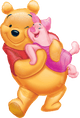 Big Pooh Hug Globo de lámina de Mylar de 32"