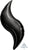 Anagram Mylar & Foil Black Curve 36″ Balloon