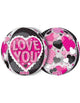 Black & Pink Love You 16″ Orbz Balloon