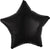 Anagram Mylar & Foil Black Star 18″ Balloon