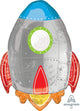 Despega el globo de aluminio de 29″ de Birthday Rocket Ship