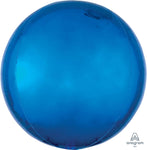 Anagram Mylar & Foil Blue 16″ Orbz Balloon