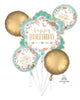 Boho Birthday Girl Balloon Bouquet
