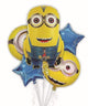 Bouquet Gru, mi villano favorito Minions Globos metalizados