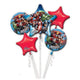 Bouquet Multi Colored Avengers Assemble Foil Balloons