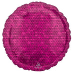 Anagram Mylar & Foil Bright Pink Sequins 18″ Balloon