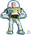 Anagram Mylar & Foil Buzz Full-Body 35" Mylar Foil Balloon