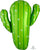 Anagram Mylar & Foil Cactus 31″ Foil Balloon