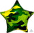 Anagram Mylar & Foil Camouflage Pattern Star Shape 19″