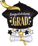 Anagram Mylar & Foil Cap Diploma Congrats Grad 25″ Balloon