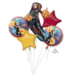 Anagram Mylar & Foil Captain Marvel Balloon Bouquet