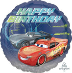 Anagram Mylar & Foil Cars 3 Happy Birthday 18″ Balloon