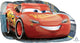 Cars Rayo McQueen Globo de lámina de Mylar de 30"