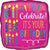 Anagram Mylar & Foil Celebrate It's Your Birthday 18″ Balloon