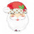 Anagram Mylar & Foil Christmas Santa Super Shape 23″ Balloon