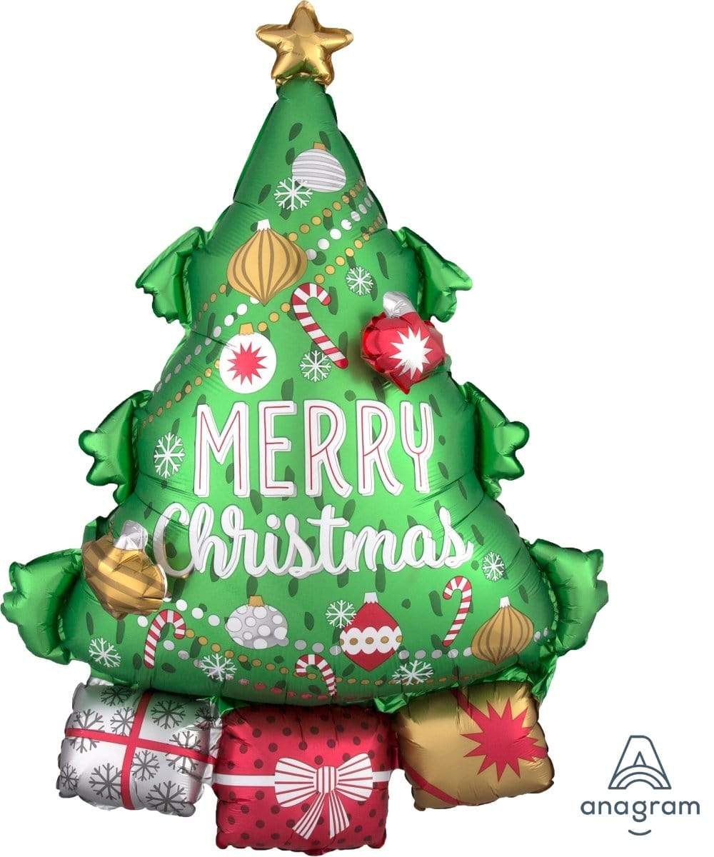 Anagram 36 Green Xmas Tree Holographic – Winner Party