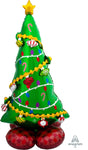 Anagram Mylar & Foil Christmas Tree Greeter AirLoonz Balloon