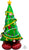 Anagram Mylar & Foil Christmas Tree Greeter AirLoonz Balloon