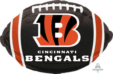 Anagram Mylar & Foil Cincinnati Bengals Team Colors 17″ Balloon