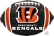 Globo de 17″ de colores del equipo Cincinnati Bengals
