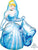 Anagram Mylar & Foil Cinderella 53" AirWalker Balloon