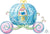 Anagram Mylar & Foil Cinderella Carriage 33" Mylar Foil Balloon