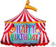 Circus Tent HBD 28" Mylar Foil Balloon