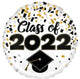 Class of 2022 Confetti 18″ Balloon