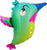 Anagram Mylar & Foil Colorful Hummingbird Jr Shape 25″ Balloon