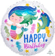 Colorful Ocean Fun HBD 17″ Balloon