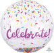 Globo de confeti Sprinkles Celebre el globo de 28″
