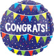 Congrats Bunting 17″ Balloon