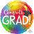 Anagram Mylar & Foil Congrats Grad Colorful 28″ Balloon