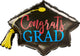Congrats Graduation Cap 31″ Globo