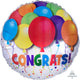 Congrats with Balloons 17″ Balloon