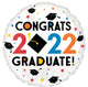Congratulations 2022 Graduate Graduation 18″ Balloon
